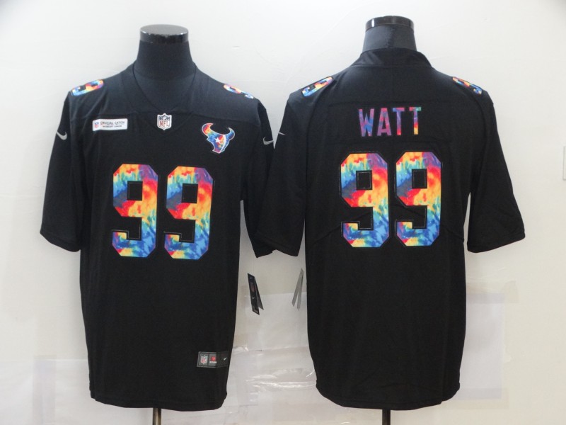 Men's Houston Texans #99 J.J. Watt Black Jersey